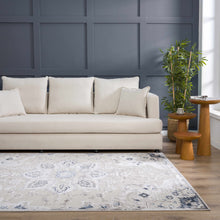 Carregar imagem no visualizador da galeria, Calum Blue &amp; Gray Area Rug - Clearance
