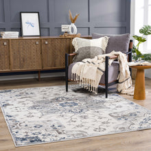 Carregar imagem no visualizador da galeria, Calum Blue &amp; Gray Area Rug - Clearance
