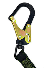 Cargar imagen en el visor de la galería, Frontline LIS62RA Elite Lite Elastic Twin Leg 6&#39; Aluminum Rebar Hook Lanyard
