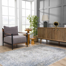 Load image into Gallery viewer, Gael Blue Boutique Washable Rug
