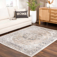 Load image into Gallery viewer, Rudo Beige Flat Pile Washable Rug
