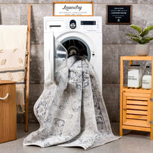 Carregar imagem no visualizador da galeria, Akram Antrasit Flat Pile Washable Rug
