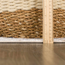 Load image into Gallery viewer, Hiti Cream Flat Pile Washable Rug
