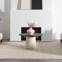 Load image into Gallery viewer, Ramsbury Beige Trellis Wool Rug
