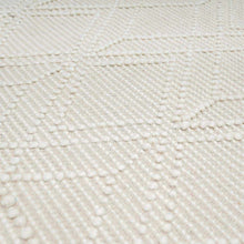 Load image into Gallery viewer, Ramsbury Beige Trellis Wool Rug
