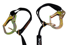 Load image into Gallery viewer, Frontline LPO62RADJ Combat 6&#39; Tie-Back Double Leg Shock Absorbing Lanyard with Rebar Hooks
