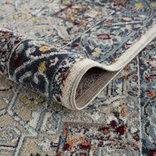 Load image into Gallery viewer, Cabacungan Blue &amp; Rust Washable Area Rug - Clearance
