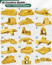 Load image into Gallery viewer, LX15 14pcs Modular Play Couch - Mustard Yellow
