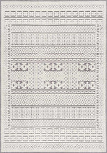 Carregar imagem no visualizador da galeria, Bahar Cream &amp; Gray Washable Area Rug - Clearance
