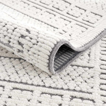 Carregar imagem no visualizador da galeria, Bahar Cream &amp; Gray Washable Area Rug - Clearance
