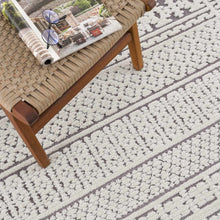 Carregar imagem no visualizador da galeria, Bahar Cream &amp; Gray Washable Area Rug - Clearance
