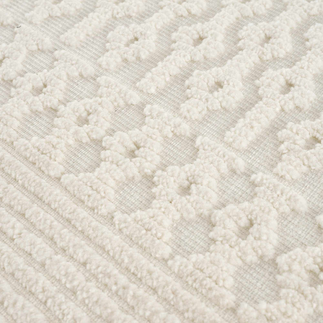 Drago White Washable Area Rug