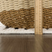 Load image into Gallery viewer, Deron White Washable 3D Rug
