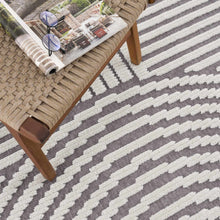 Load image into Gallery viewer, Deron Gray Rainbow Washable Rug
