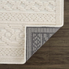 Carregar imagem no visualizador da galeria, Fadey White 3D Washable Rug
