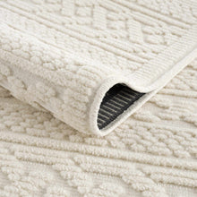 Carregar imagem no visualizador da galeria, Fadey White 3D Washable Rug
