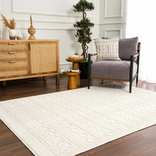 Carregar imagem no visualizador da galeria, Fadey White 3D Washable Rug
