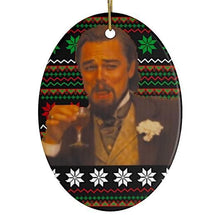 Carregar imagem no visualizador da galeria, Laughing Leonardo DiCaprio Meme Christmas Ornament
