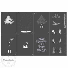 Load image into Gallery viewer, Layered Tree - Mesh Stencil 18x12
