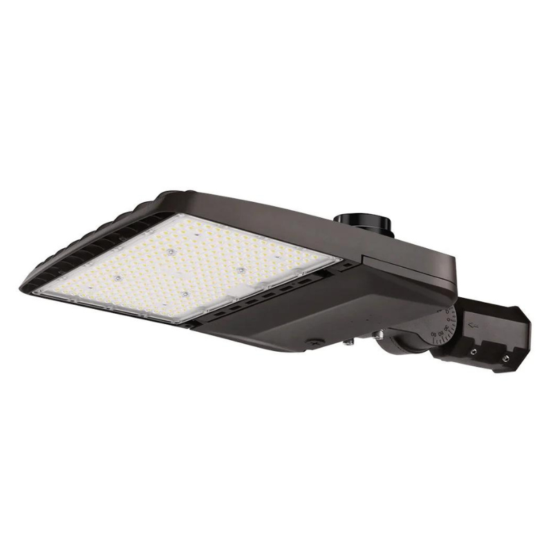 Dusk To Dawn LED Outdoor Area Light - Wattage Options (170W/200W/220W/240W), 36000 Lumens, CCT Selectable (3000K/4000K/5000K), UL, cUL, DLC5.1 - Slip Fitter