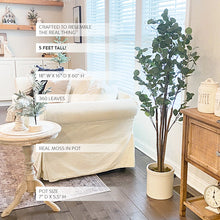 Carregar imagem no visualizador da galeria, Tall Lifelike Potted Tree

