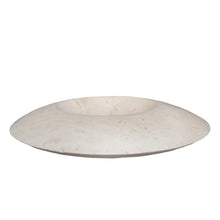 Load image into Gallery viewer, Light Travertine Natural Stone UFO Shape Above Vanity Bathroom Sink Honed
