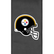 Load image into Gallery viewer, Xpression Pro Gaming Chair with  Pittsburgh Steelers Helmet Logo
