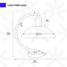 Load image into Gallery viewer, Lotus Table Lamp
