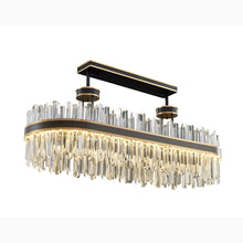 Carregar imagem no visualizador da galeria, Ahrntal | Luxury Oval Crystal LED Chandelier for Dining room, L39.4
