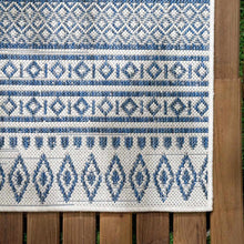 Load image into Gallery viewer, Madras Light Blue Green All Over Performance Area Rug
