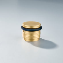 Cargar imagen en el visor de la galería, Bastion - Knurled Ring Solid Brass Door Stops
