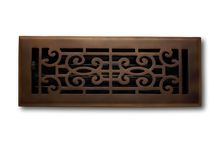 Load image into Gallery viewer, Cast Brass Baroque Vent Covers - Oil Rubbed Bronze

