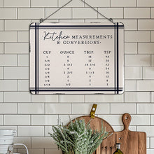 Carregar imagem no visualizador da galeria, Kitchen Conversion Metal Wall Decorative Sign
