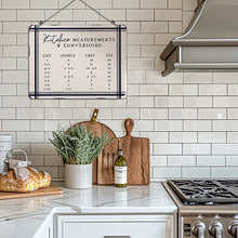 Carregar imagem no visualizador da galeria, Kitchen Conversion Metal Wall Decorative Sign

