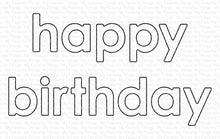 Cargar imagen en el visor de la galería, Bold Happy Birthday Die-namics
