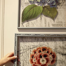 Cargar imagen en el visor de la galería, Flowers - Hydrangea - Color Transfer - 24” x 22”
