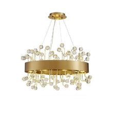 Carregar imagem no visualizador da galeria, MIRODEMI® Abbadia San Salvatore | Gold Rectangle Colorful Crystal Chandelier for Living room | S2024S
