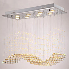 Load image into Gallery viewer, Luxury Rectangle LED Crystal Lamp for Dining Room, Living Room
