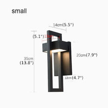 Load image into Gallery viewer, Alcamo | Black Retro Outdoor Waterproof LED Wall Lighting
