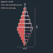 Load image into Gallery viewer, Capri | Large Crystal Chandelier for Living Room
