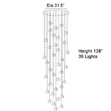 Load image into Gallery viewer, Cernobbio | Staircase Hanging Crystal Lamp
