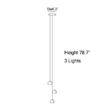 Load image into Gallery viewer, Cernobbio | Staircase Hanging Crystal Lamp
