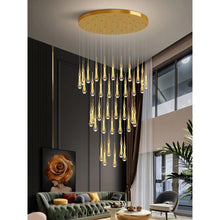 Carregar imagem no visualizador da galeria, MIRODEMI® Orta San Giulio | Hanging Crystal Lamp for Living Room
