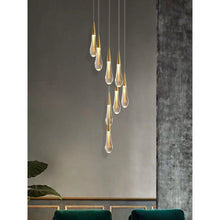 Carregar imagem no visualizador da galeria, Orta San Giulio | Hanging Crystal Lamp for Living Room
