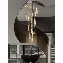 Carregar imagem no visualizador da galeria, MIRODEMI® Orta San Giulio | Hanging Crystal Lamp for Living Room
