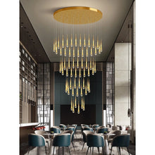 Carregar imagem no visualizador da galeria, Orta San Giulio | Hanging Crystal Lamp for Living Room
