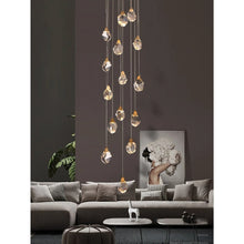 Load image into Gallery viewer, Luxury Diamond Crystal Chandelier
