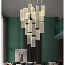 Carregar imagem no visualizador da galeria, Varenna | Gold Long Hanging Light Fixture
