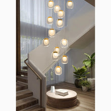 Load image into Gallery viewer, MIRODEMI® Vernazza | Creative Staircase Crystal Chandelier
