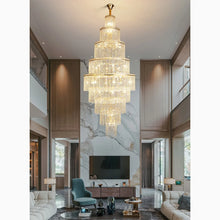 Carregar imagem no visualizador da galeria, MIRODEMI® Capri | Large Crystal Chandelier for Living Room
